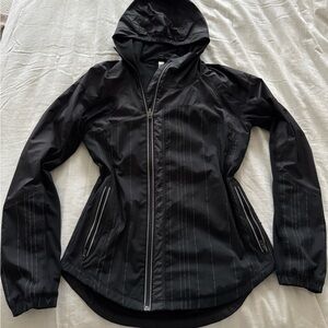 lululemon athletica Black Hooded Utility Jacket